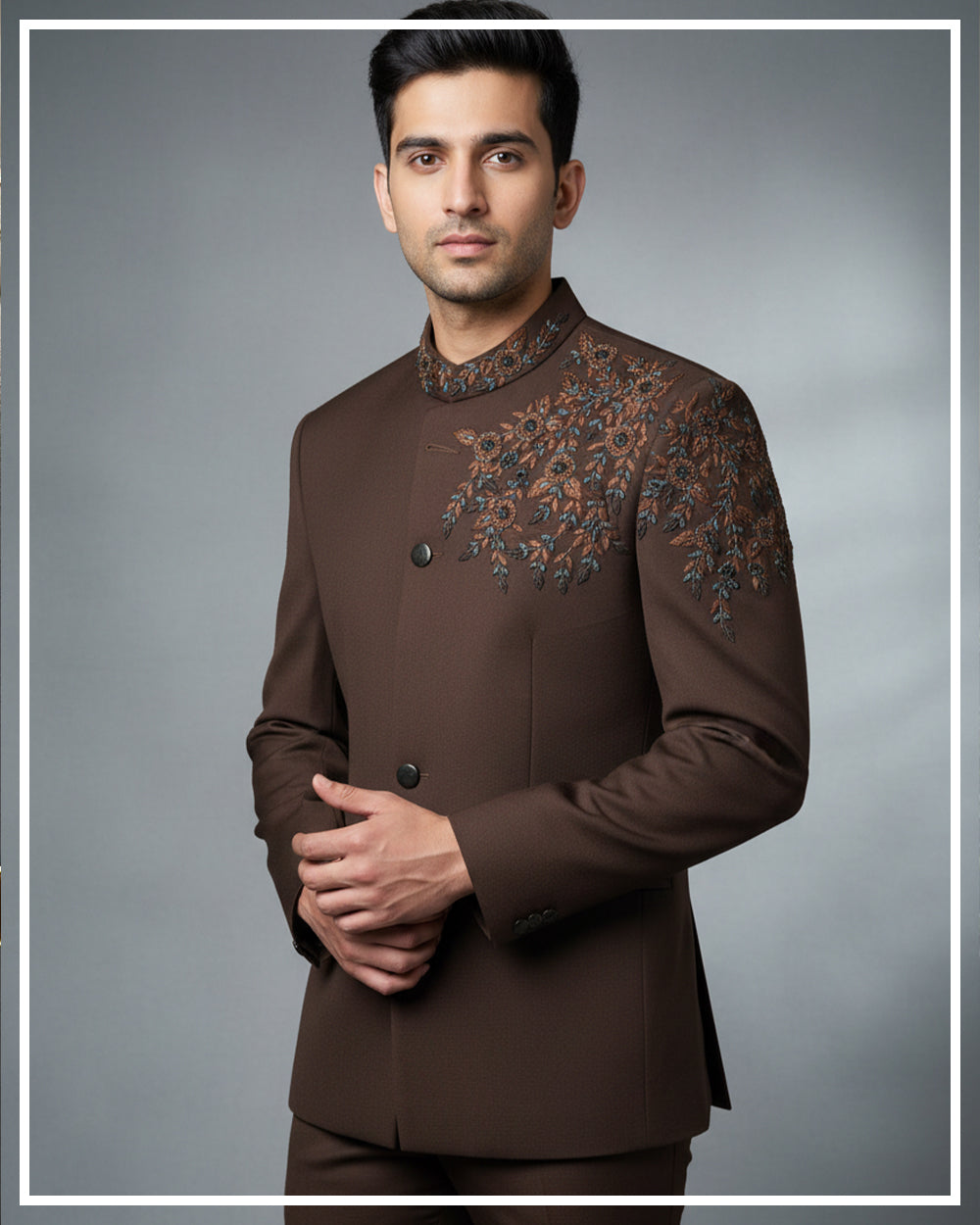 Jodhpuri Suit (Brown)