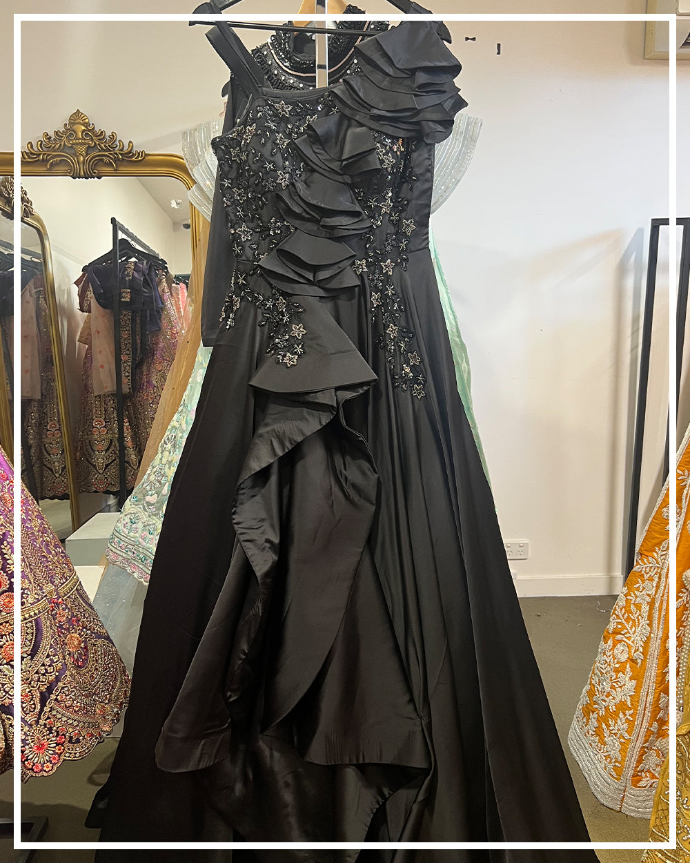 Eclipse Black Statement Gown