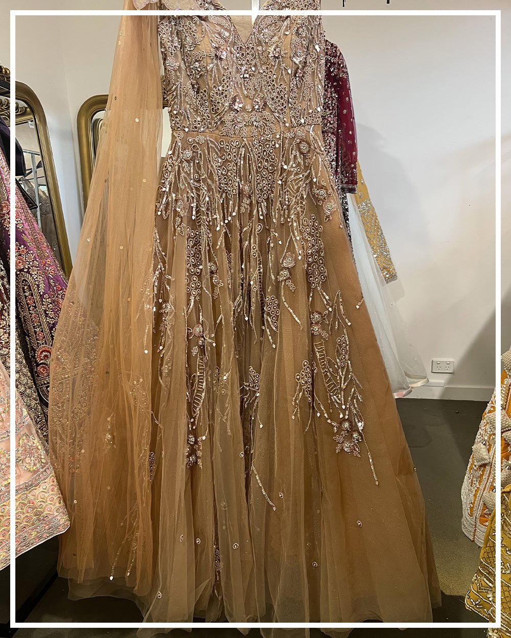 Élan Champagne Couture Gown