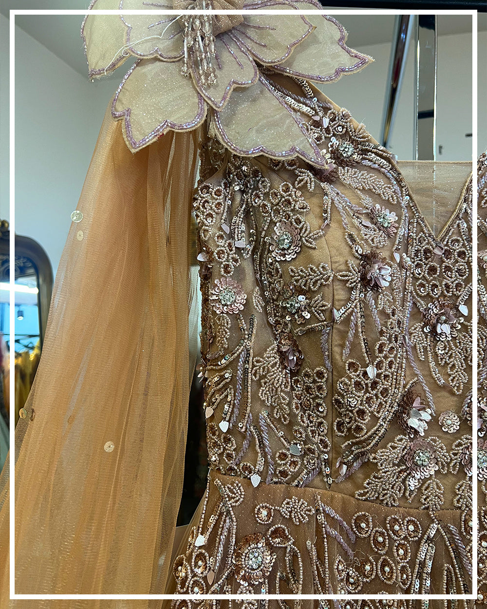 Élan Champagne Couture Gown