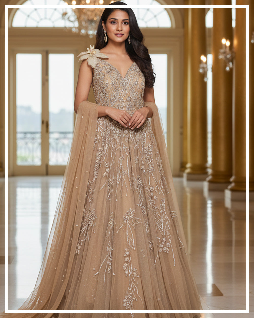 Élan Champagne Couture Gown