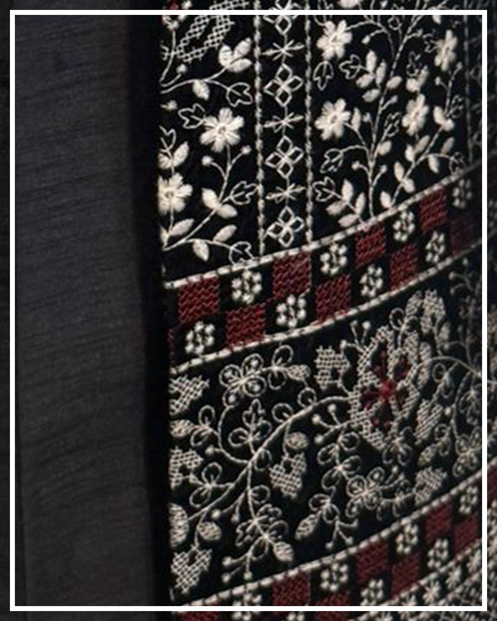 Black Royal Embroidered Indo-Western Suit
