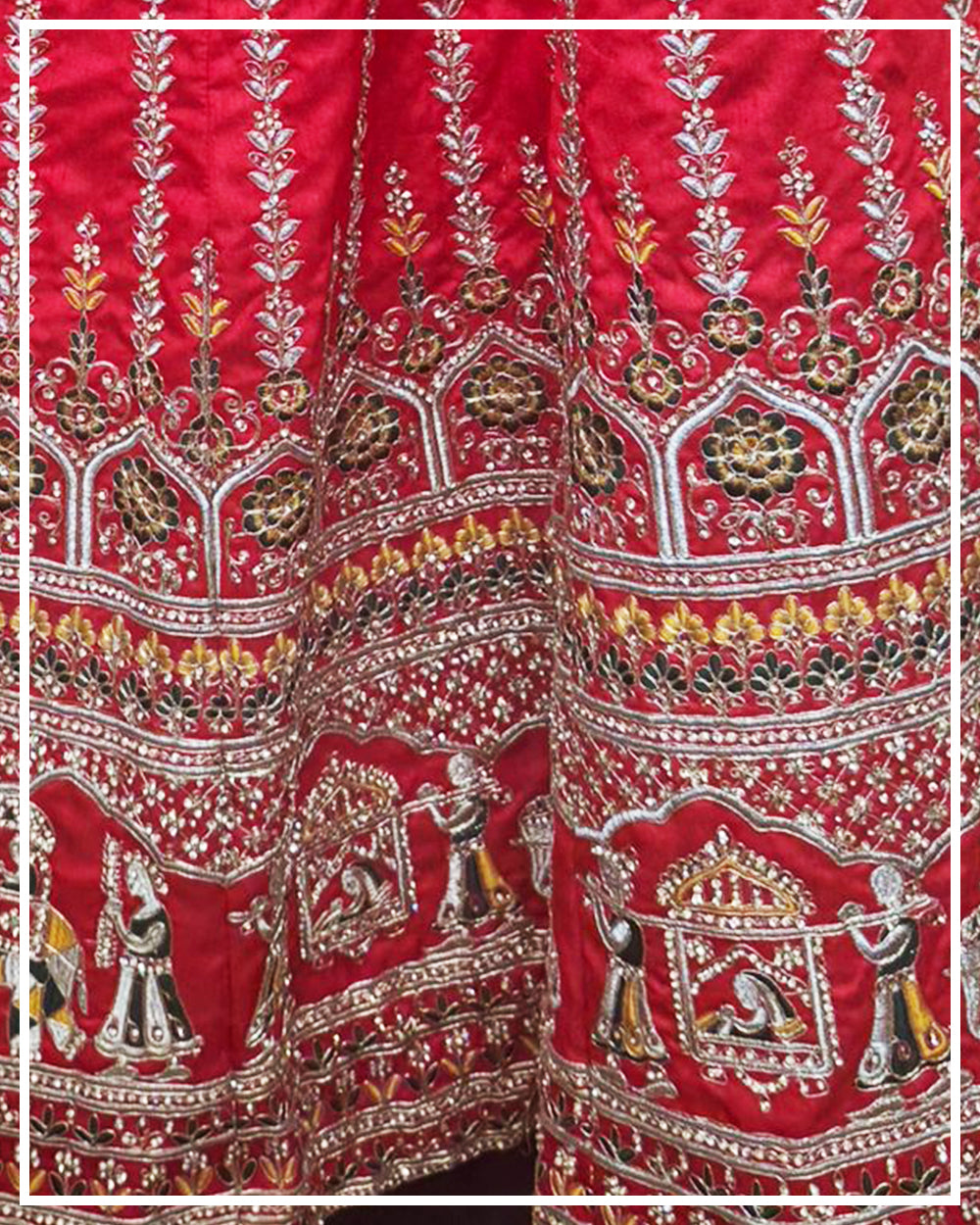 Royal Baraat Red Bridal Lehenga