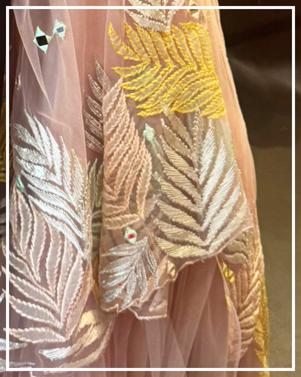 Blush Leaf Dream Lehenga