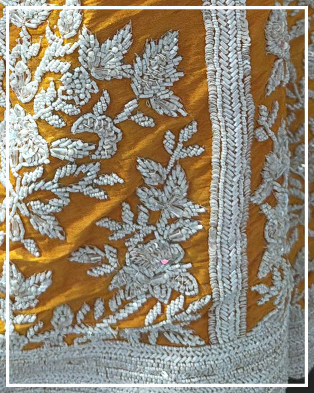 Sunshine Blossom Mehndi Lehenga