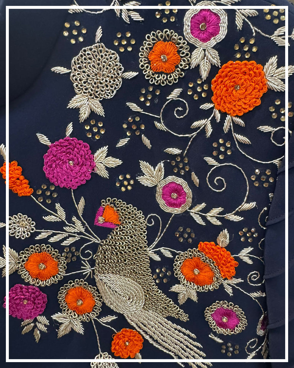 Royal Prince Jodhpuri Suit (Navy Blue)