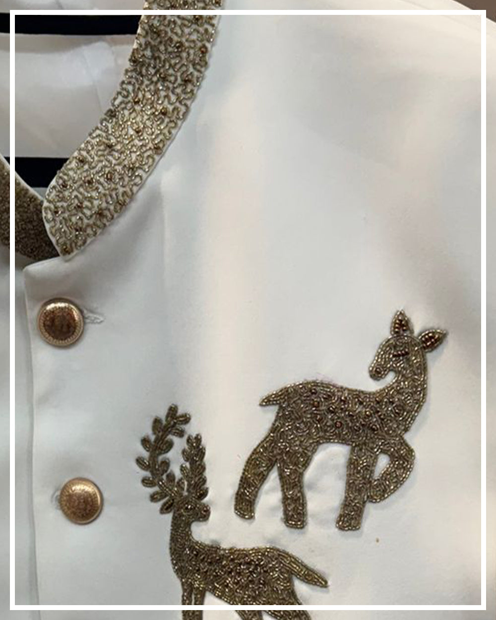 Royal Safari White Jodhpuri Suit