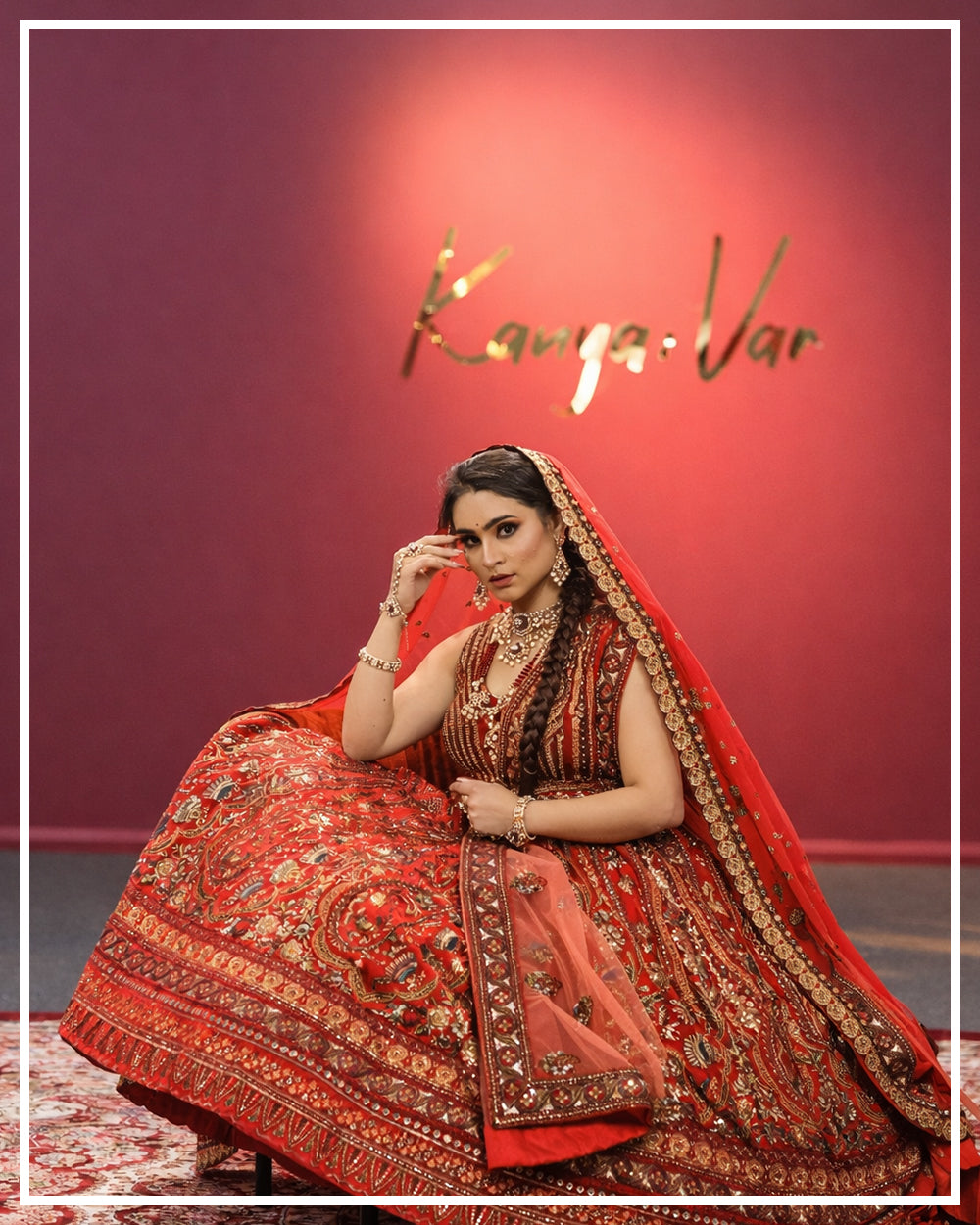 Royal Red Bridal Lehenga
