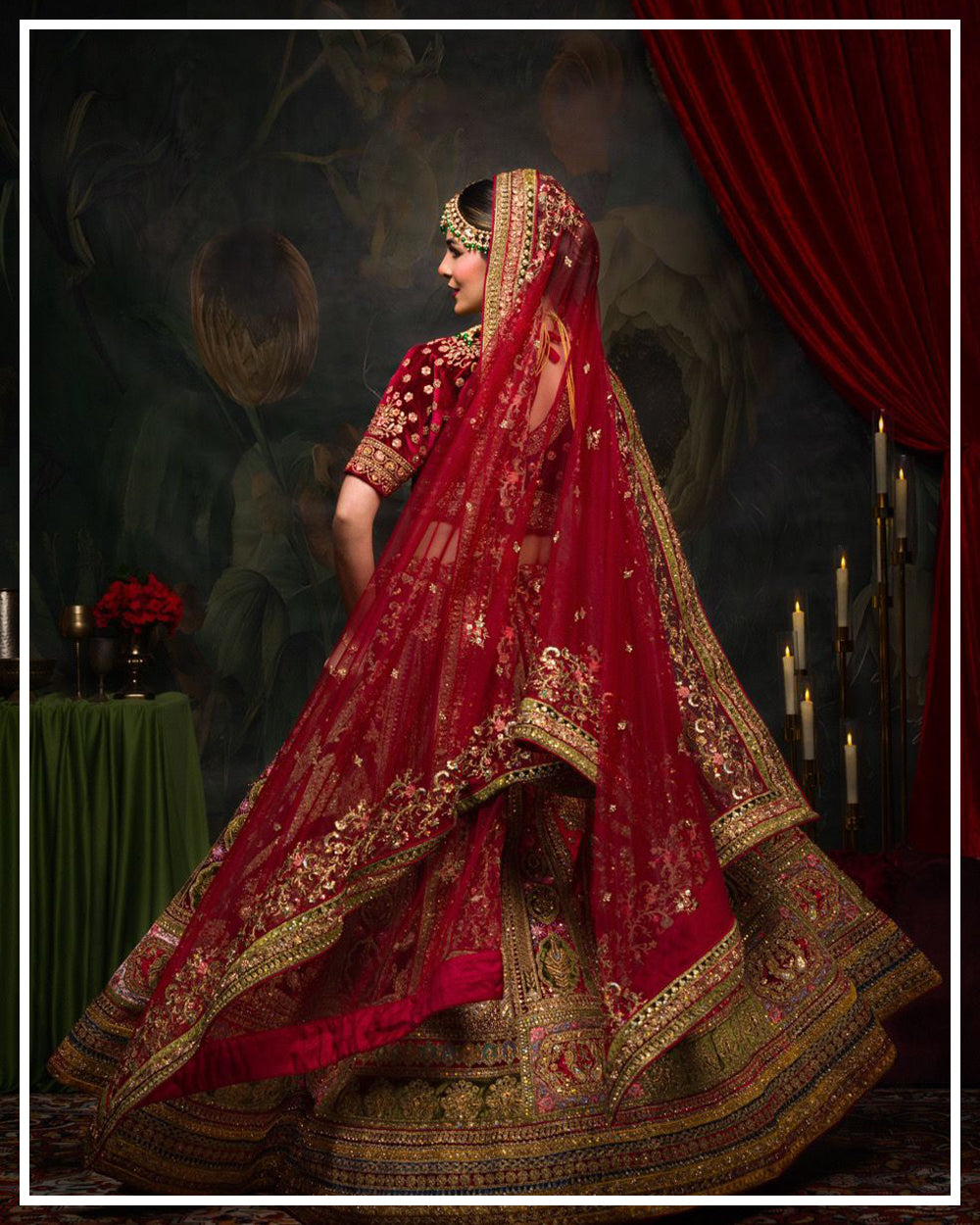 Royal Heritage Velvet Bridal Lehenga