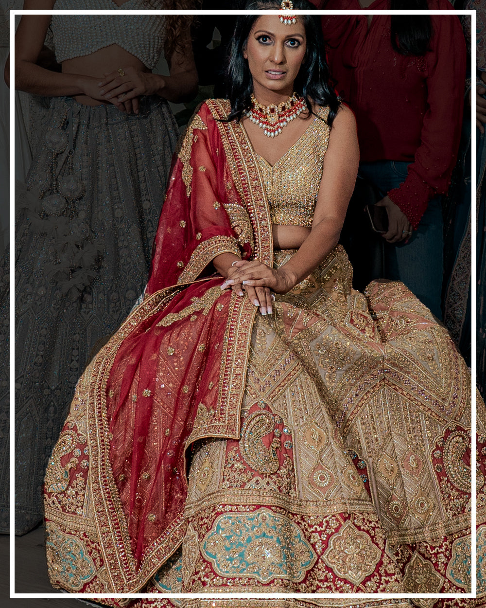 Rajwadi Bridal Lehenga